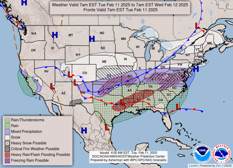 Tormenta Invernal Mortal Azota EE. UU.: Nieve y Hielo Paralizan a Millones